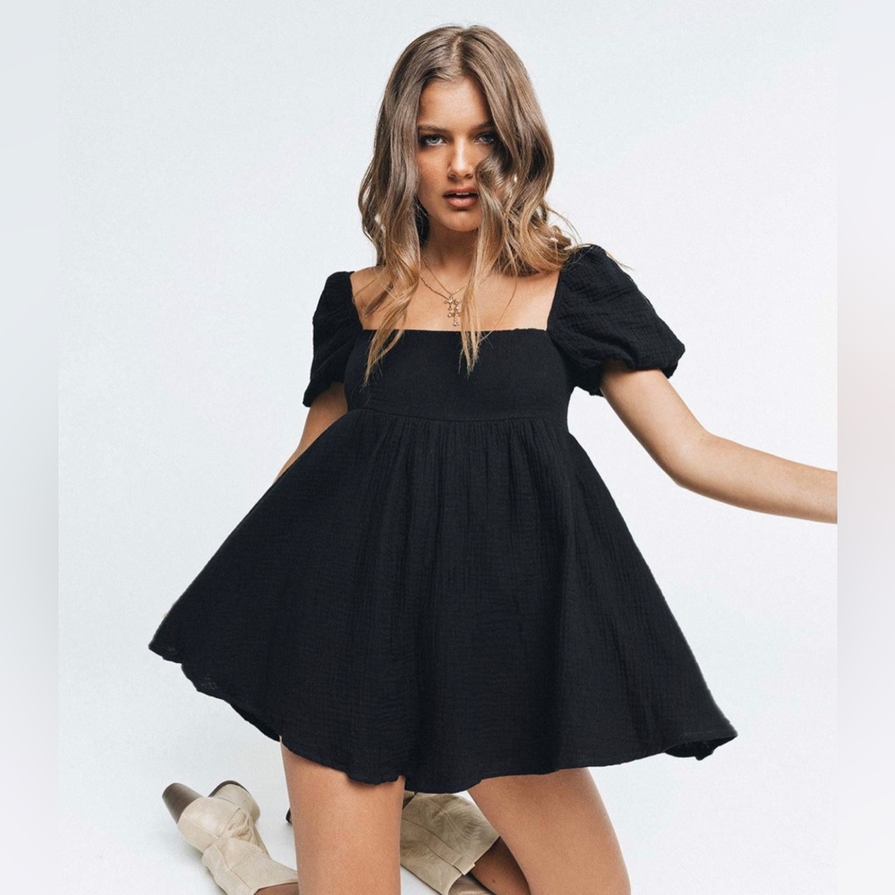 Lorna Romper Black